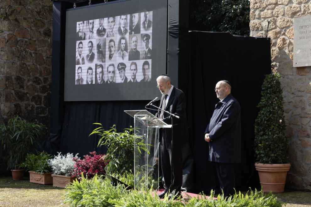 Cerimonia commemorativa eccidio delle Fosse Ardeatine