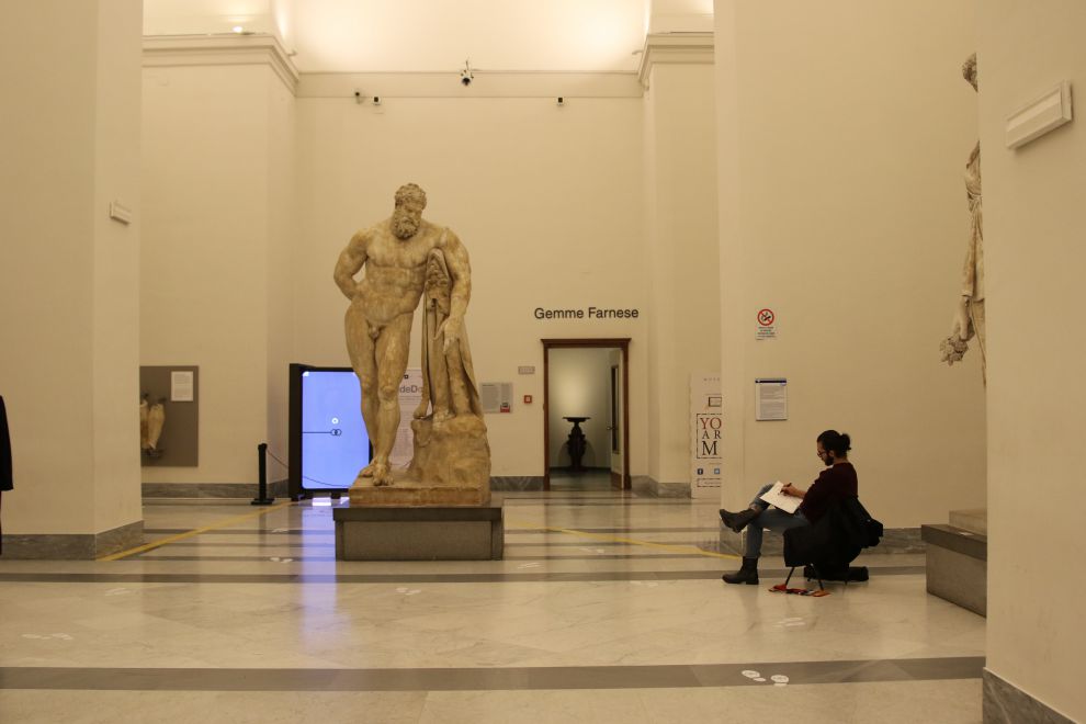 L'Ercole Farnese è una scultura ellenistica in marmo alta 317 cm di Glicone di Atene databile al III secolo d.C. custodita nel Museo Archeologico Nazionale di Napoli.
 - Foto Orna Wachman (Israele)