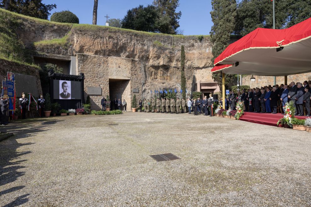 Cerimonia commemorativa eccidio delle Fosse Ardeatine